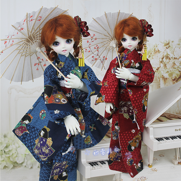 Japanese Girl Lifestyle - 1/6 1/4 1/3 BJD Japanisches Kimono