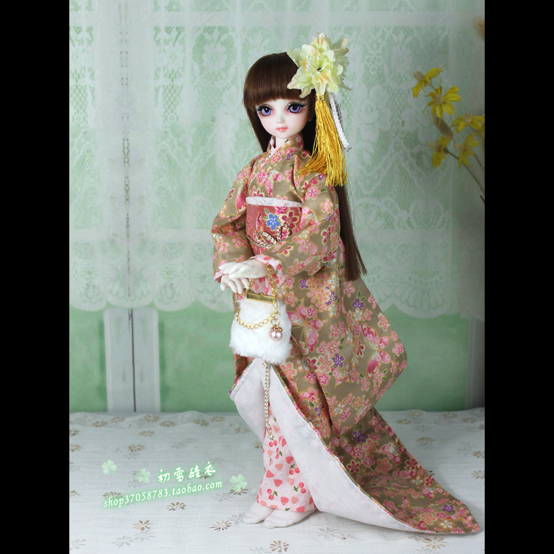 Japanese Girl Lifestyle - 1/4 1/3 BJD japanischer Kimono Yukata